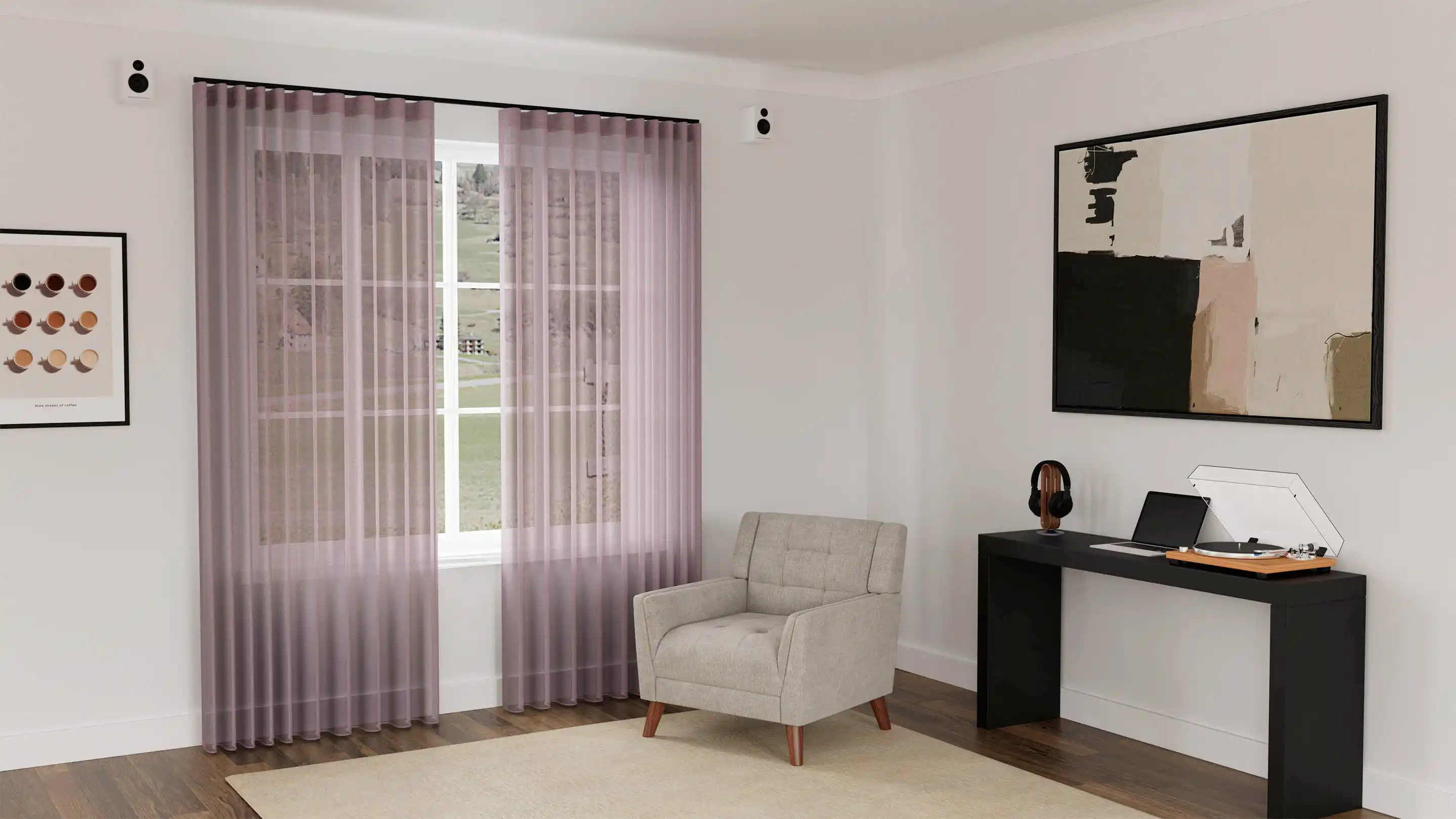 Flaxen Sheer Curtain