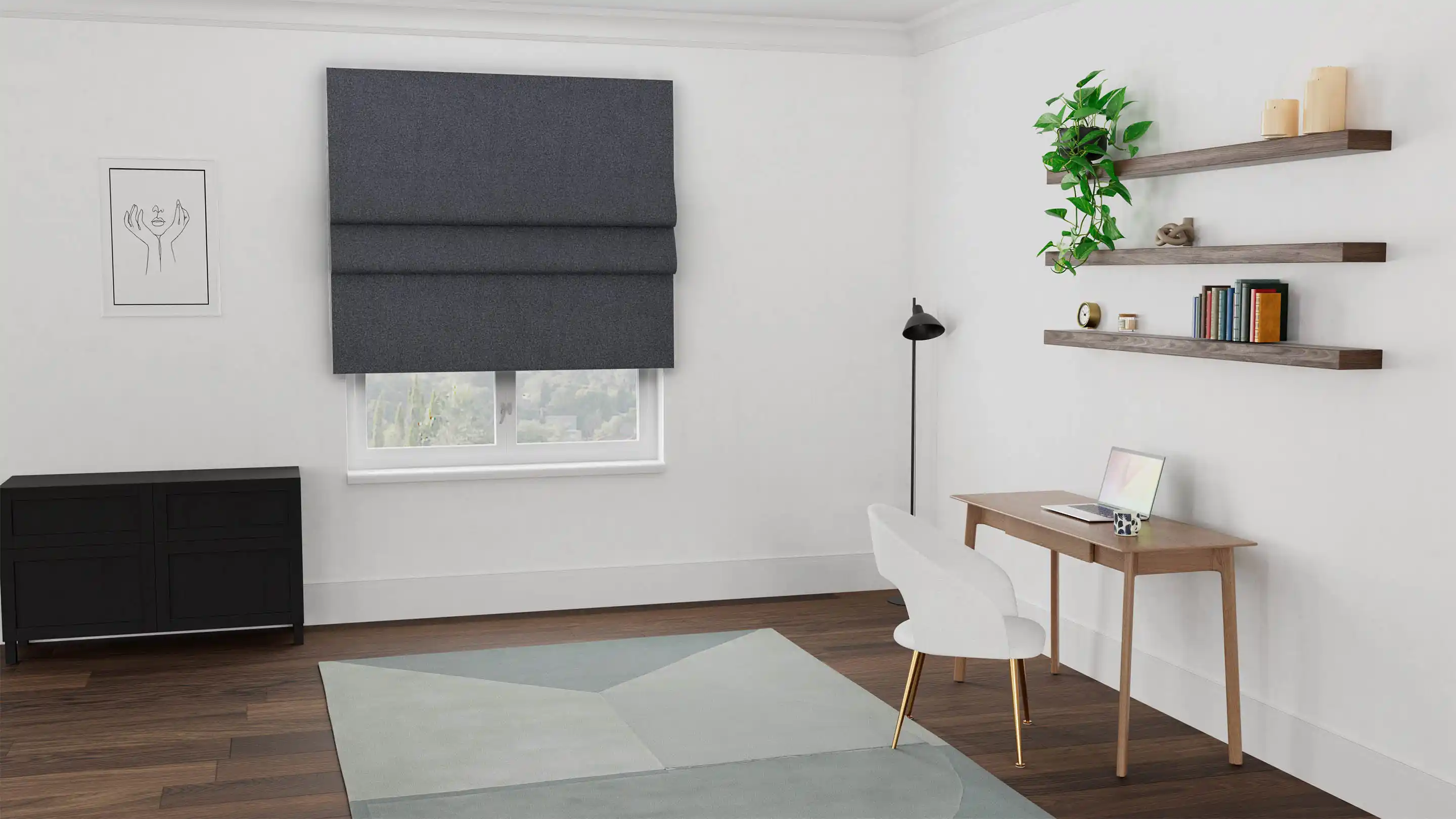 Continental Blockout Roman Blind