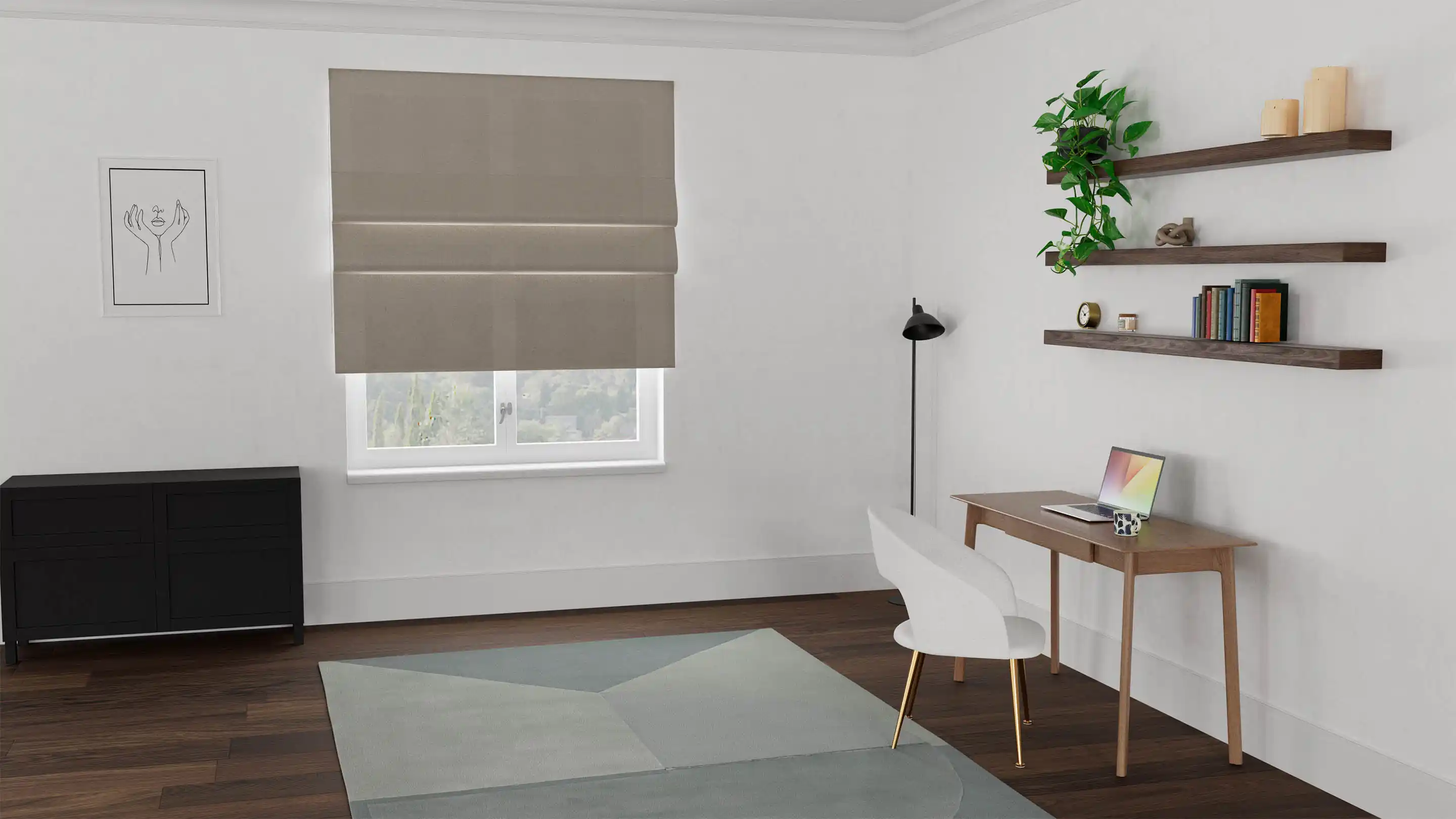 Horizon Blockout Roman Blind