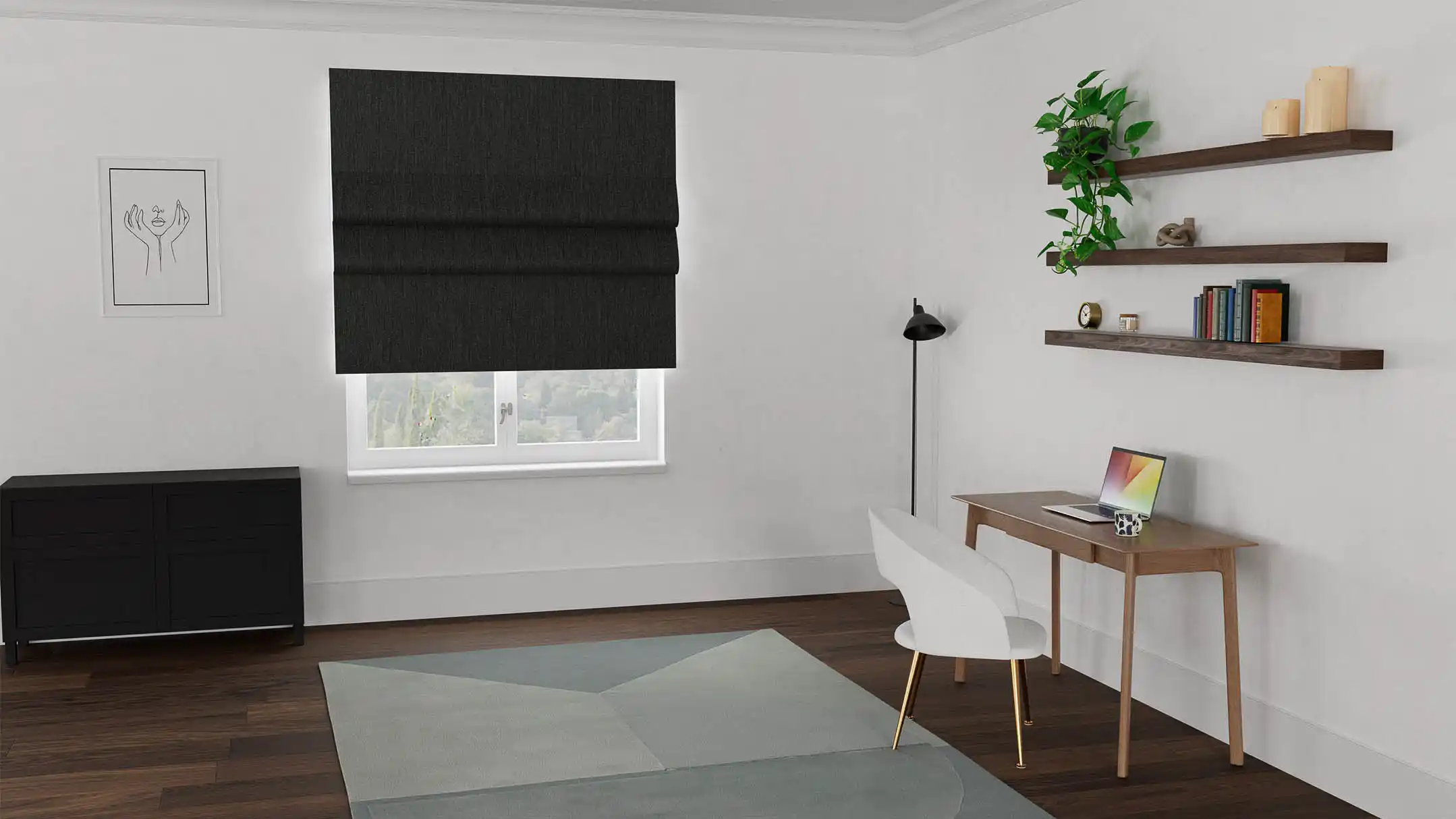 Kimora Blockout Roman Blind