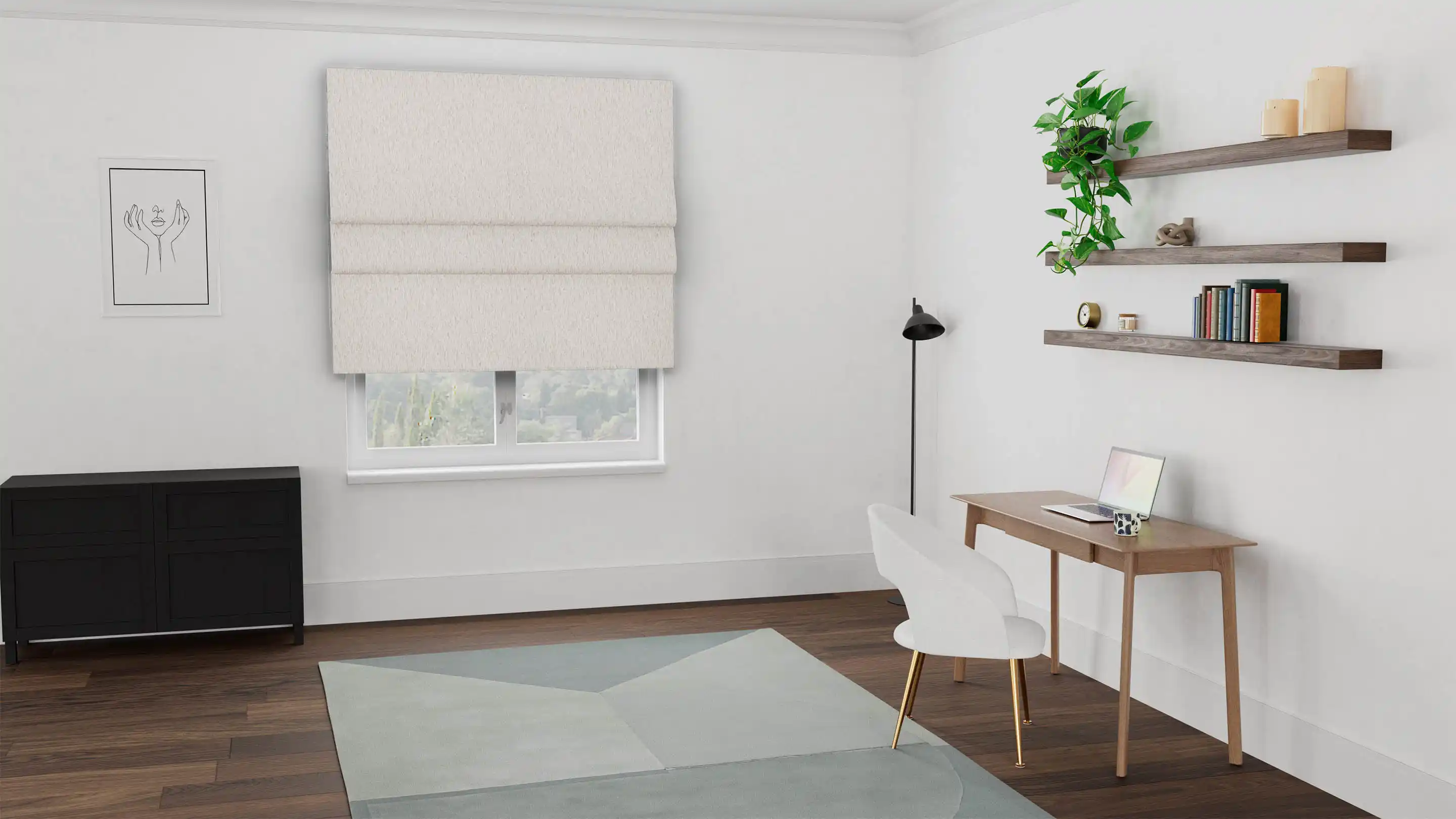 Horizon Blockout Roman Blind