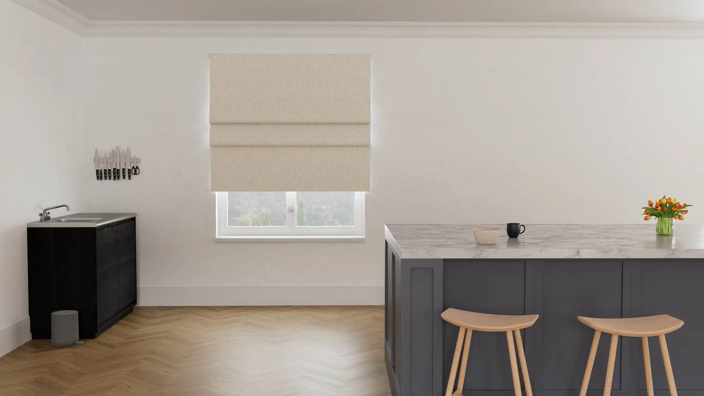 Resene Blockout Roman Blind