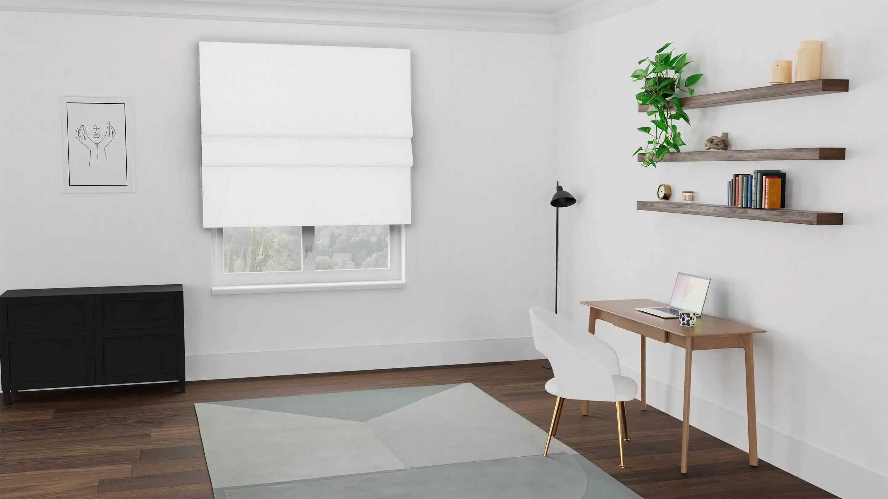 Resene Blockout Roman Blind