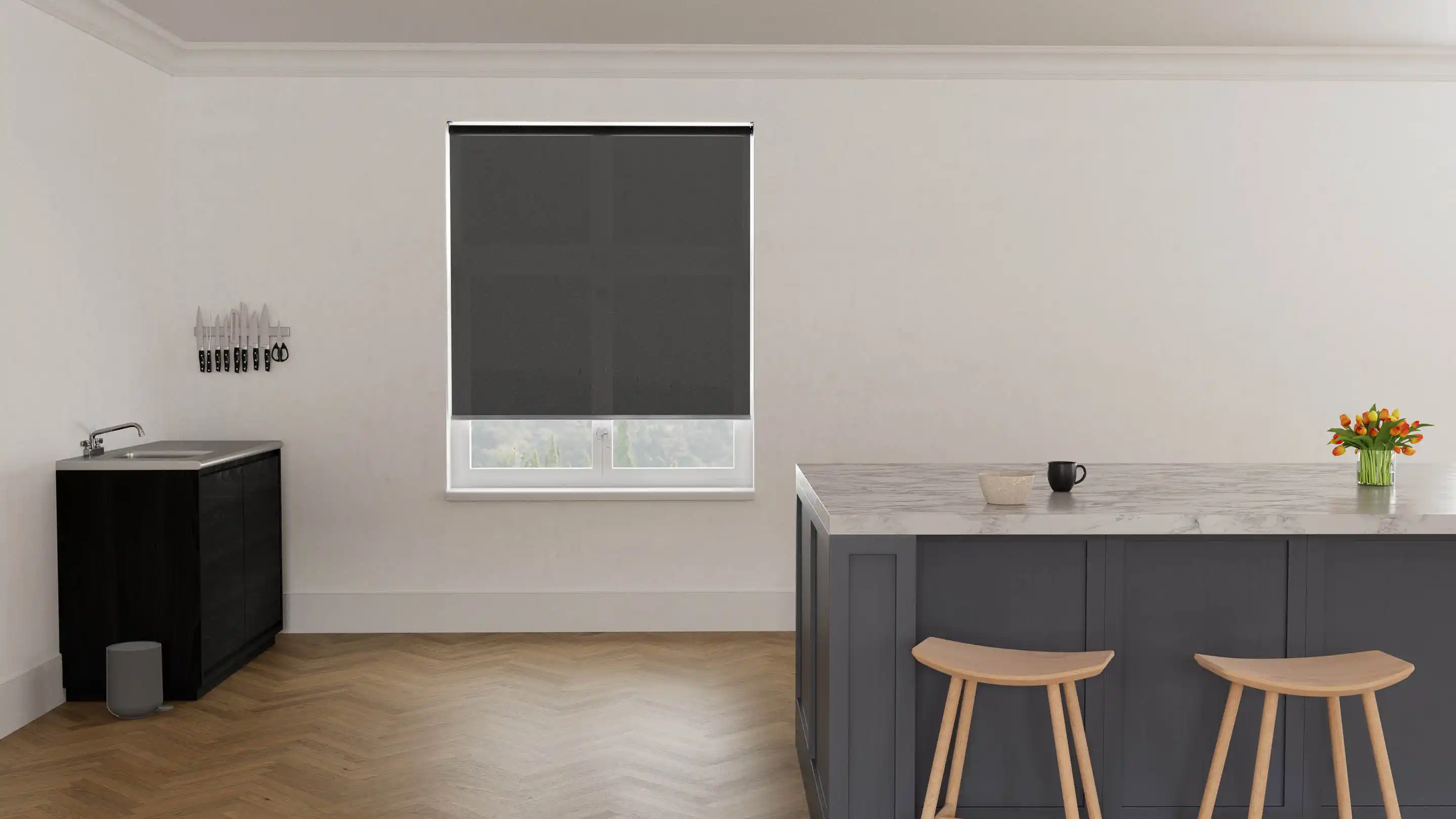 Spectre Sunscreen Roller Blind