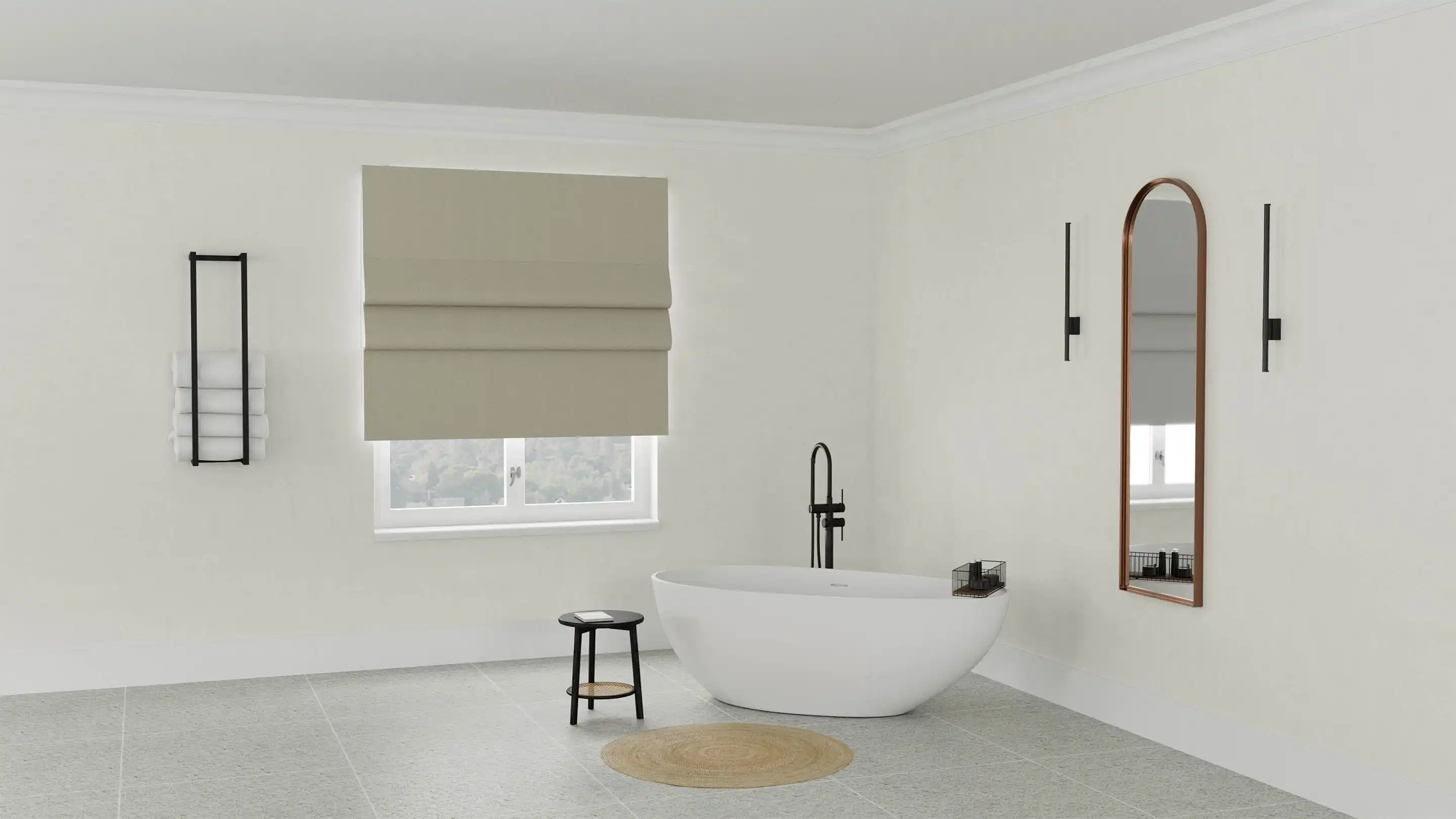 Kimora Light Filtering Roman Blind