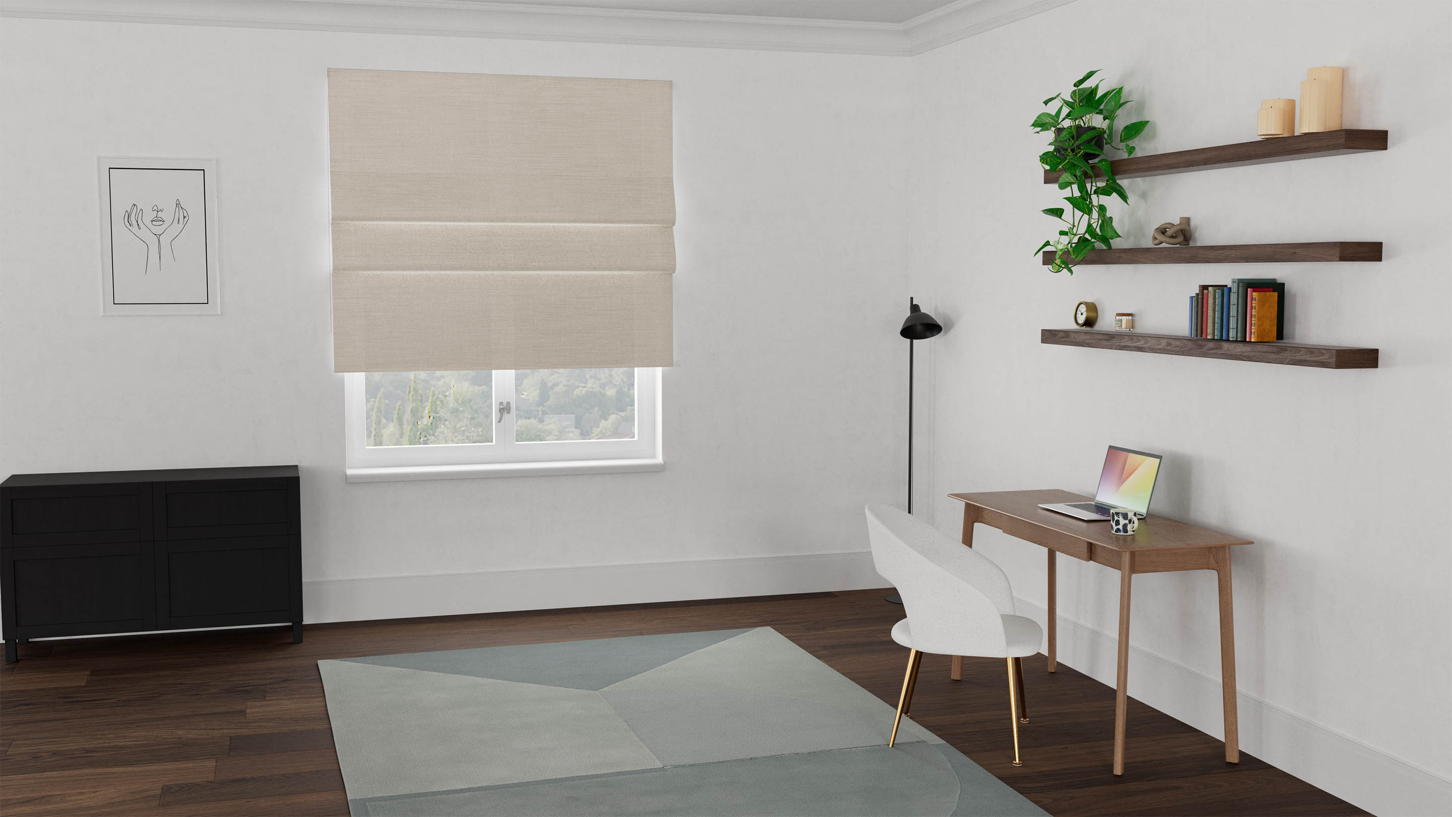 Horizon Blockout Roman Blind